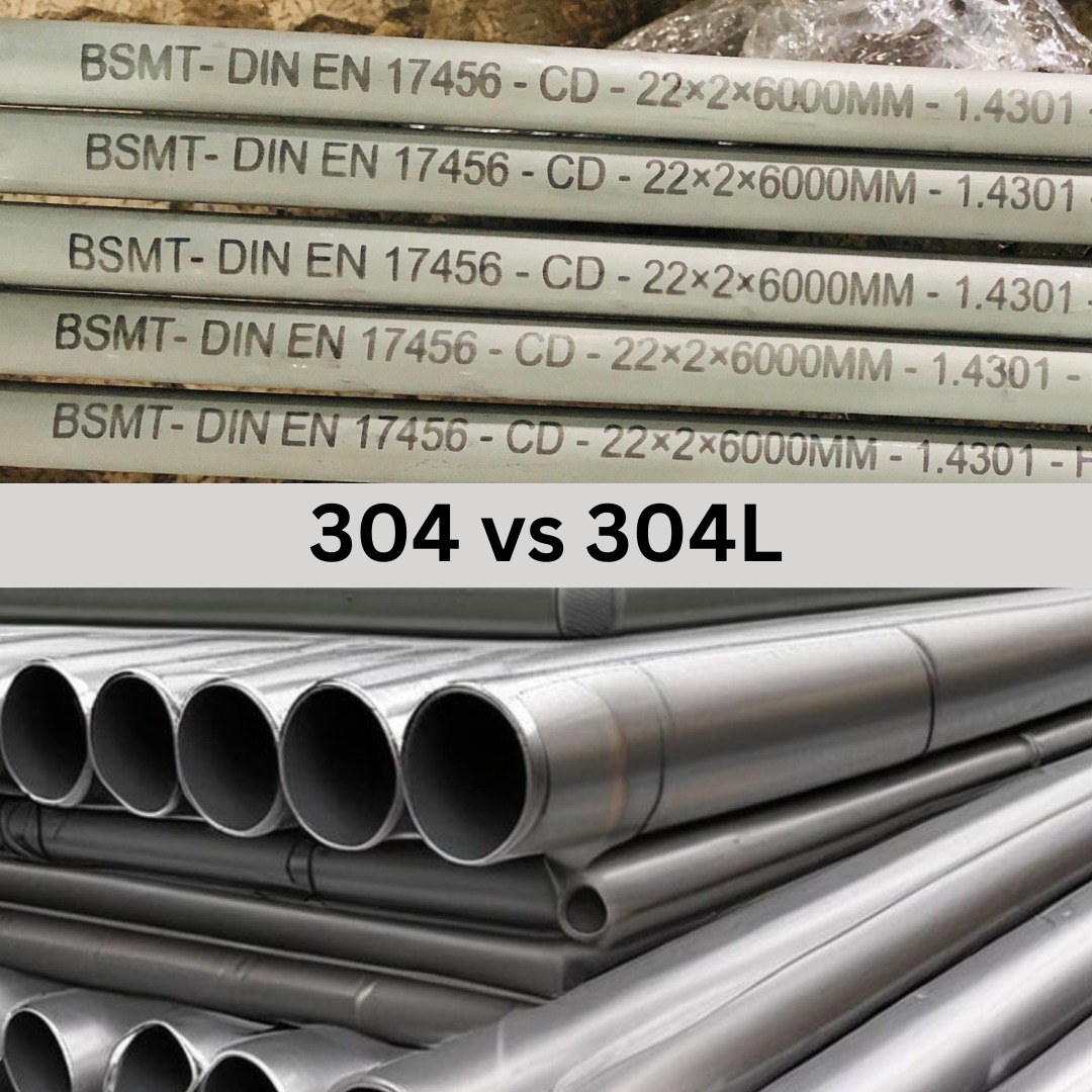 304 and 304L for seamless pipes